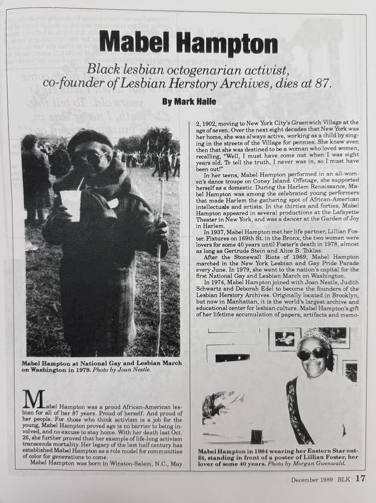 Interior page of BLK magazine, circa early 1990s, photographed in the African-American Research Library archives, Fort Lauderdale, Florida.
